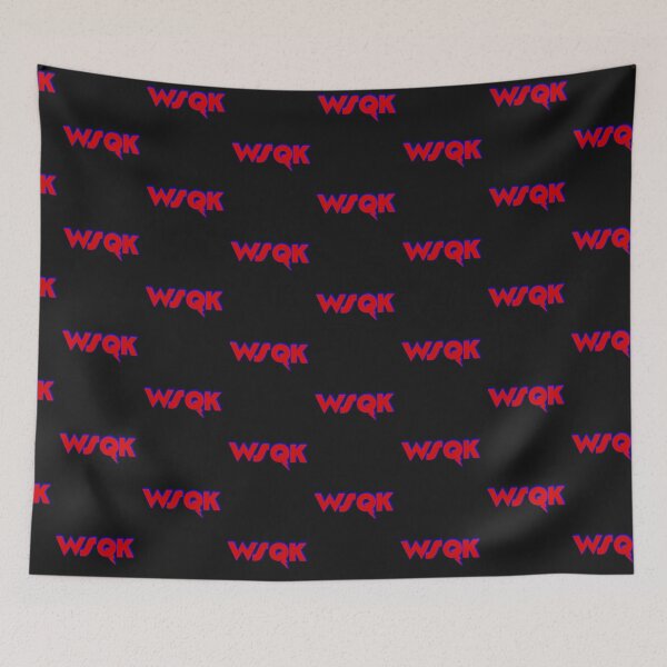 Item preview, WSQK: Radio Station Red Blue Logo  designed and sold by SawaOne.