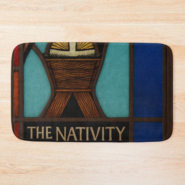 Item preview, The Nativity – Stained Glass Celebration of Christ’s Birth designed and sold by LuxuryApparels.