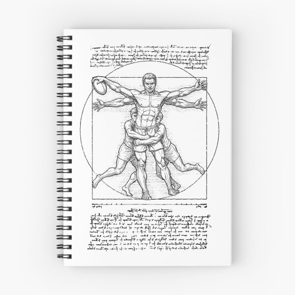 Item preview, Rugby Player Funny Vintage Vitruvian Man Leonardo Da Vinci designed and sold by GrandeDuc.