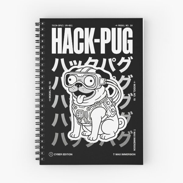 Item preview, Hack Pug Cyber Dive designed and sold by Flying Doggo.