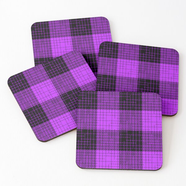 Item preview, Purple And Black Crosshatch Plaid Gingham Design  designed and sold by PatternTitan.