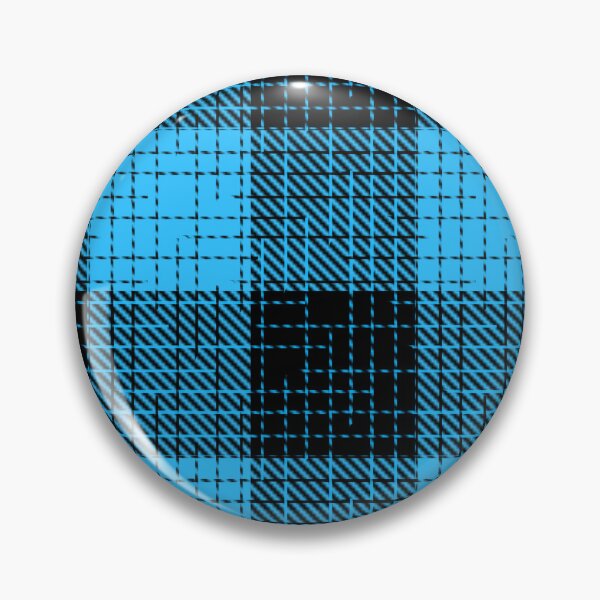 Item preview, Blue And Black Crosshatch Plaid Gingham Design  designed and sold by PatternTitan.
