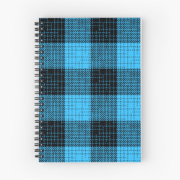 Item preview, Blue And Black Crosshatch Plaid Gingham Design  designed and sold by PatternTitan.