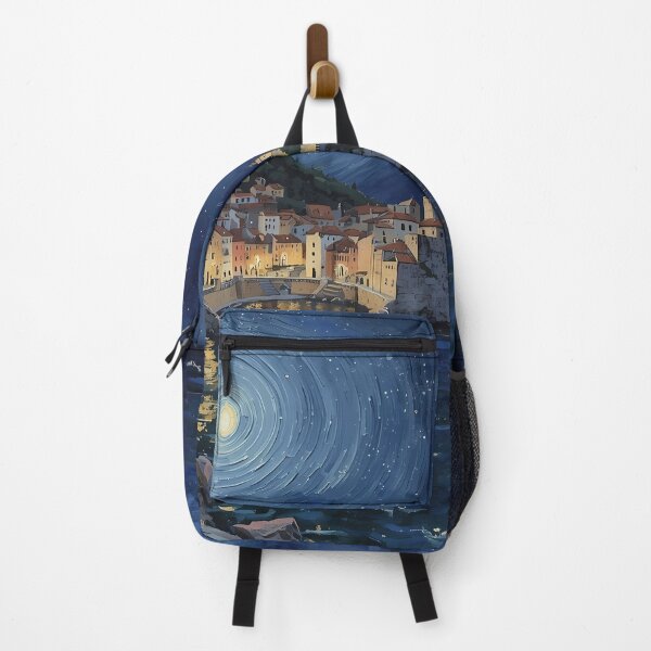 Item preview, Dubrovnik Night Coast Starry Seaside Painting designed and sold by RkskArt.