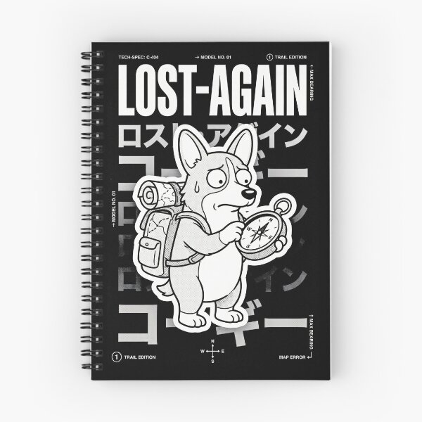 Item preview, Lost Again Trail Dog designed and sold by Flying Doggo.