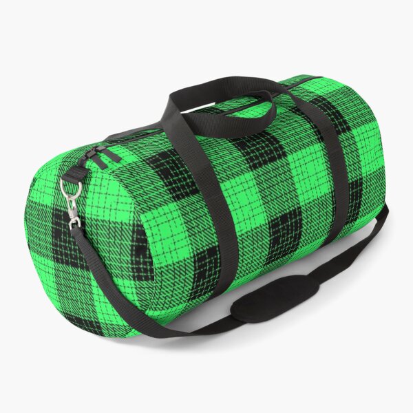Item preview, Green And Black Crosshatch Plaid Gingham Design designed and sold by PatternTitan.