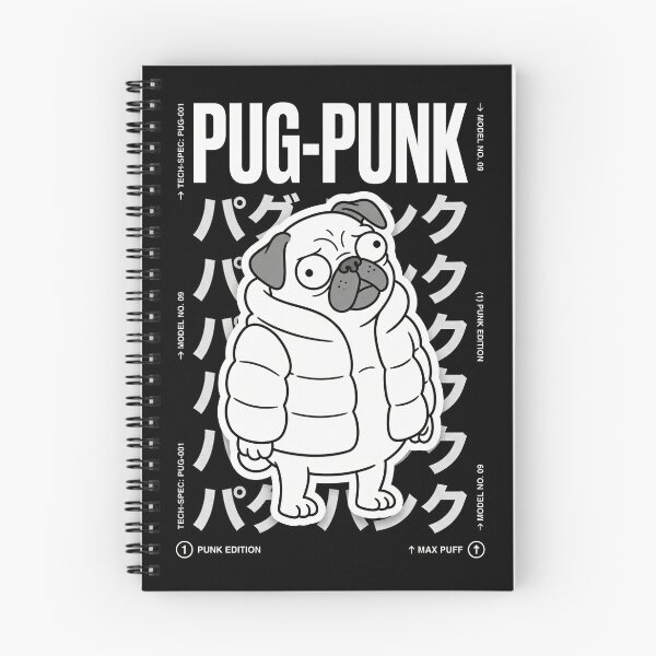 Item preview, Pug Punk Winter Mode designed and sold by Flying Doggo.