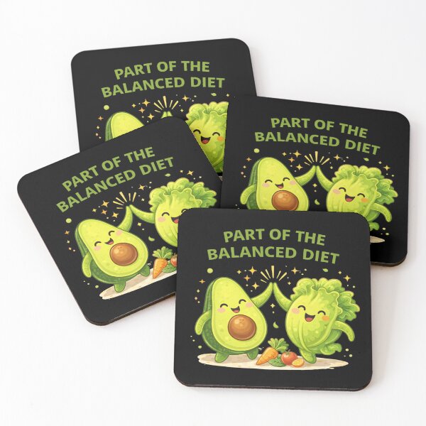 Item preview, Balanced Diet Avocado Lettuce High Five designed and sold by Papier Atelier Art.