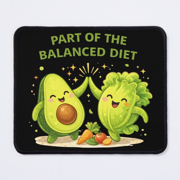 Item preview, Balanced Diet Avocado Lettuce High Five designed and sold by Papier Atelier Art.