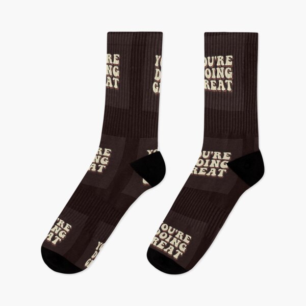 Item preview, YOU’RE DOING GREAT Positive Retro 70s Typography Art designed and sold by INNER WINNER YOU.