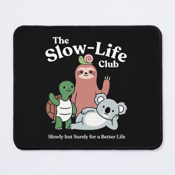 Item preview, Slow Life Club - Kawaii Sloth Turtle Koala Snail - Cute Mindfulness & Self Care Gift designed and sold by AdyKurniawan.