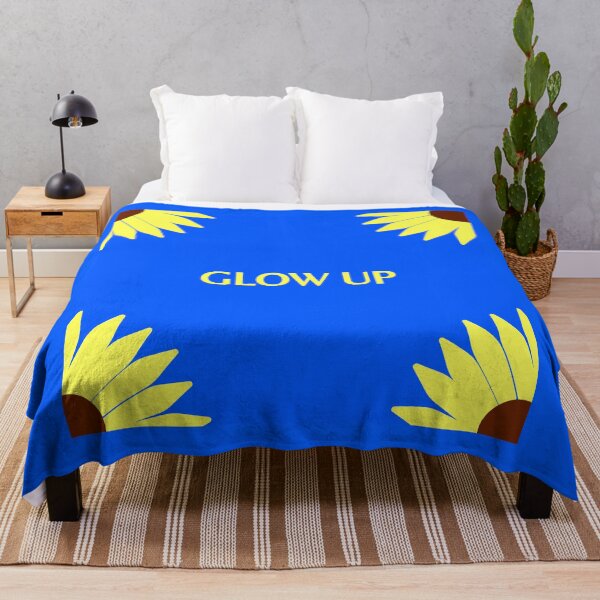Item preview, Glow Up – Sunflower Quote for Teens, Motivation, Self Love, Positive Energy Gift designed and sold by katerin17.