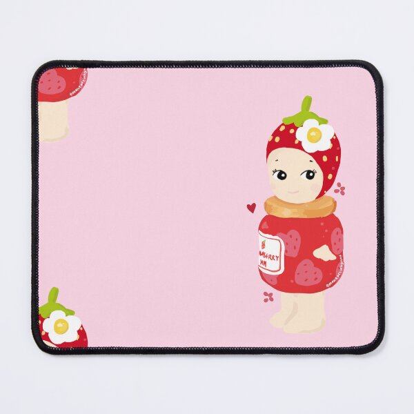 Aperçu de l'œuvre Série Amour Fraise Sonny Cherub Pink Jam Édition Saint-Valentin Ange créée et vendue par Makeartwhynot.