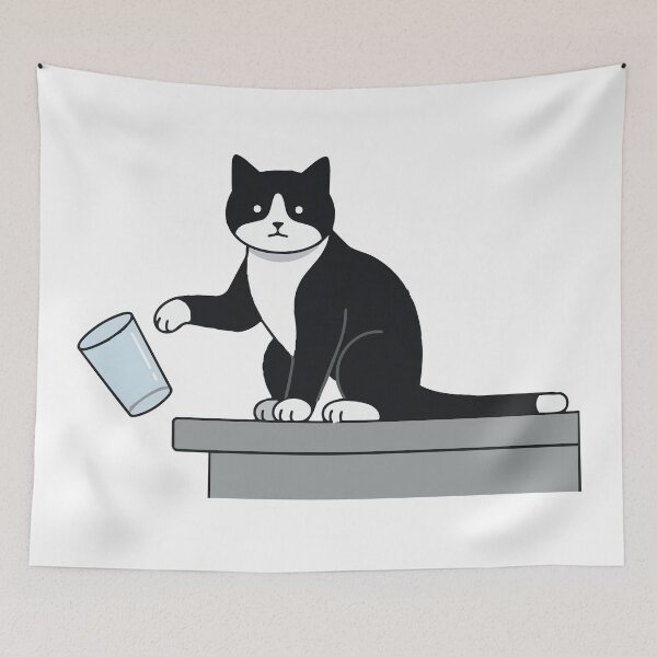 Item preview, Executive Decision Gravity Check Tuxedo Cat designed and sold by Petzzz.