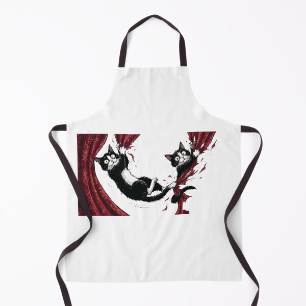 Item preview, Dressed To Kill The Curtains Tuxedo Cat designed and sold by Petzzz.
