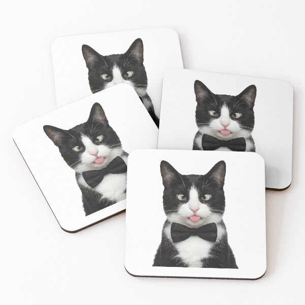 Item preview, Classy But Sassy Tuxedo Cat Blep designed and sold by Petzzz.