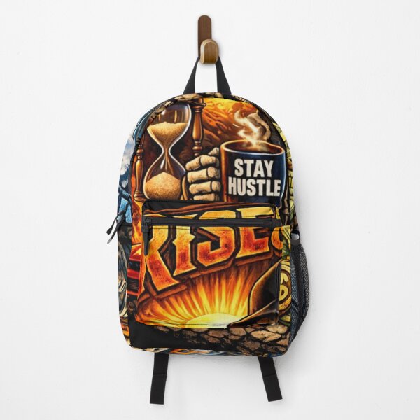 Item preview, Rise & Grind – Hustle Till the End designed and sold by ZibaCentralShop.