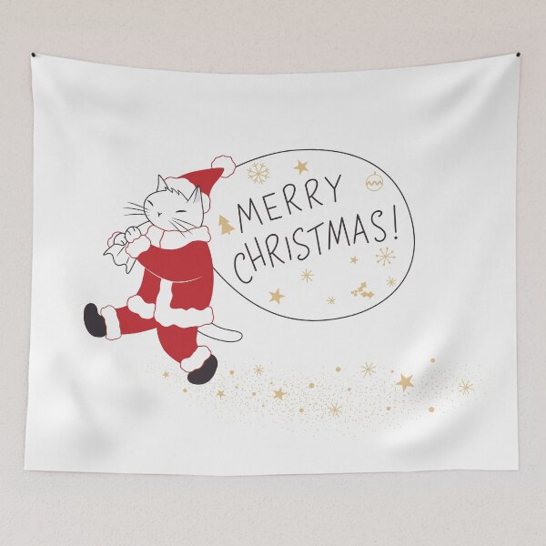 Item preview, Santa Paws on Delivery Mission designed and sold by runcatrun.