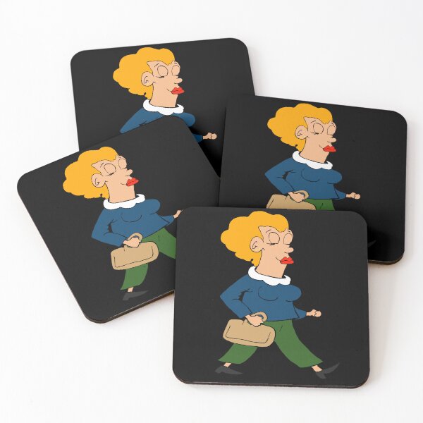 Item preview, Woman walking. Funny cartoon design. designed and sold by Grant Wilson.