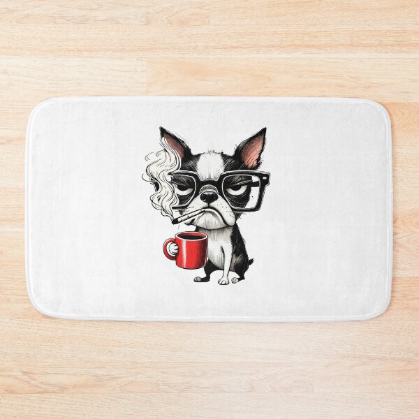 Item preview, Dog Smoking Cigarette Funny Dog Cigarette and Coffee Meme  designed and sold by ZANNIX.