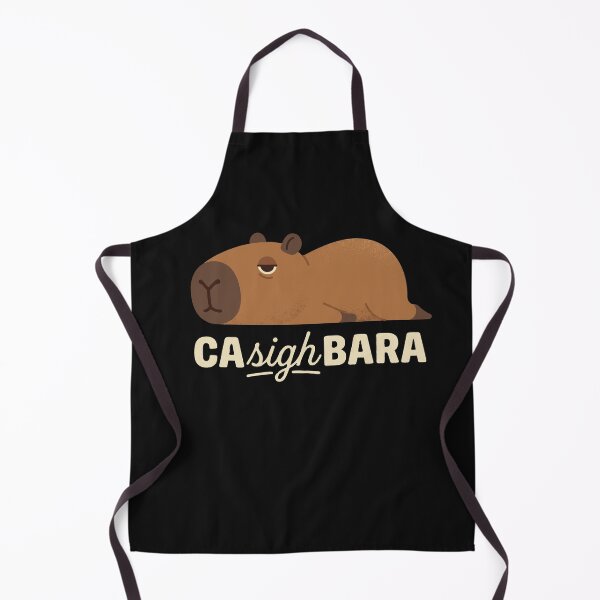 Item preview, CAsighBARA Funny Capybara Relatable Sigh Mood Meme designed and sold by AdyKurniawan.