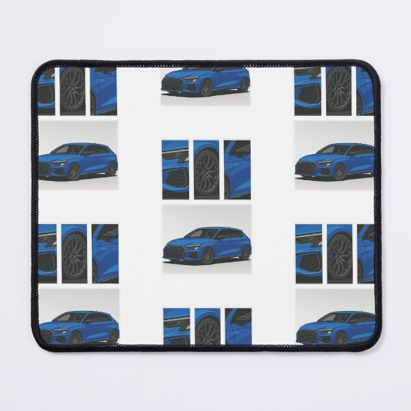 Item preview, Modern German Hot Hatch – Blue Sportback Comic Art designed and sold by v1per4ever.