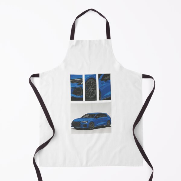 Item preview, Modern German Hot Hatch – Blue Sportback Comic Art designed and sold by v1per4ever.