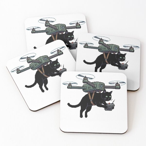 Item preview, Explorer Cat with Drone designed and sold by Aerianwind.