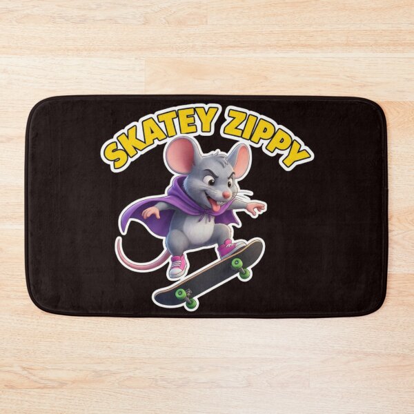 Item preview, Playful Cartoon Zippy Mouse Skateboard Design Graphic Tee designed and sold by Zippy Creation.