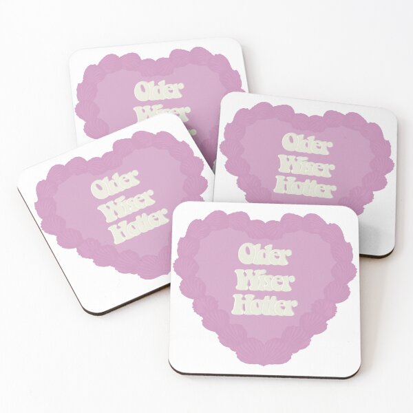 Item preview, Older Wiser Hotter Love Heart Birthday Cake designed and sold by FreeOrca.