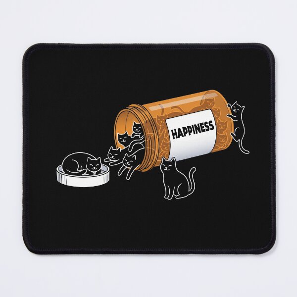 Item preview, Purr-scription for Happiness - Funny Cat Medicine Gift for Cat Lovers designed and sold by AdyKurniawan.
