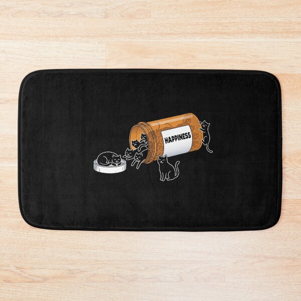 Item preview, Purr-scription for Happiness - Funny Cat Medicine Gift for Cat Lovers designed and sold by AdyKurniawan.