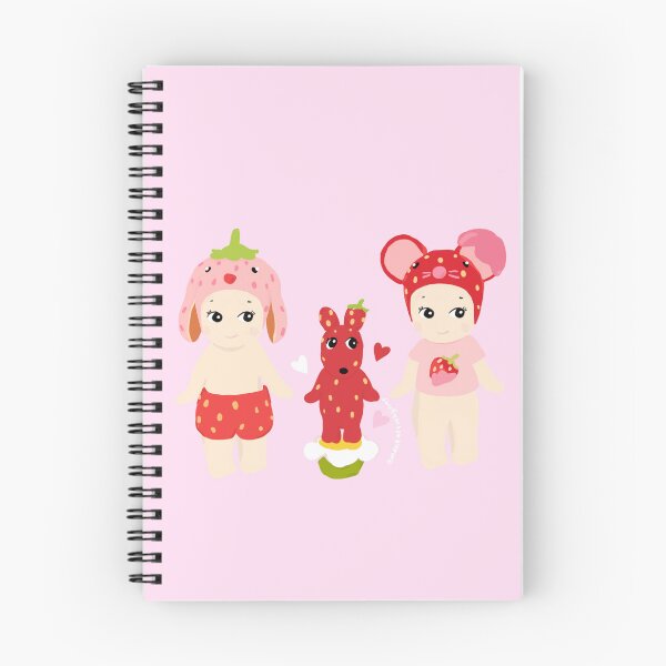 Item preview, Robby Rabbit Loop Ear Mouse Strawberry Love Series Sonny Cherub Pink Jam Valentine Edition Angel  designed and sold by Makeartwhynot.