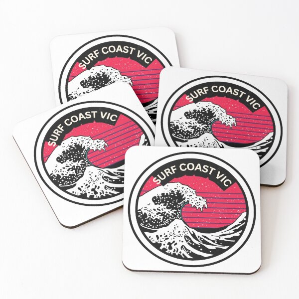 Item preview, Surf Coast VIC, Retro, Surf Badge designed and sold by PamLeeDesign.