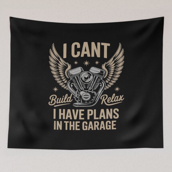 Item preview, I Cant I Have Plans In The Garage Fathers Day Car Mechanics designed and sold by MarkLeedsArt.