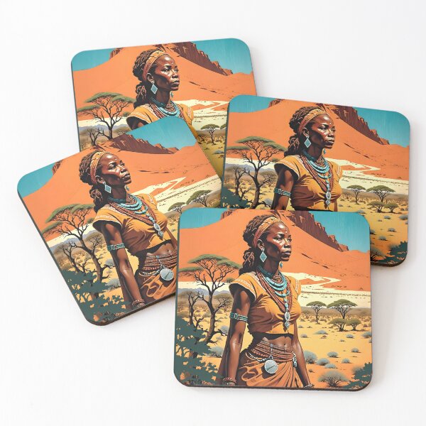 Item preview, The Majestic Namibia – Vintage African Travel Poster designed and sold by MooLaLa.Store.