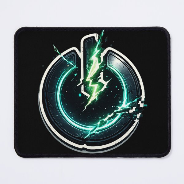 Item preview, Broken Power Button – System Failure Symbol designed and sold by DesignsByHania.
