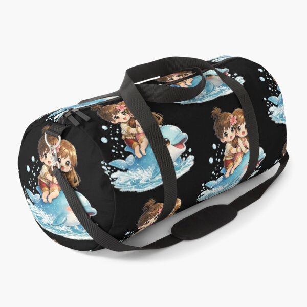 Item preview, Joyful Children Riding a Dolphin designed and sold by Chokhdi289shop.