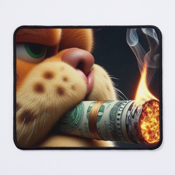 Item preview, “Lasagna Burnout & the Cigar of Capitalism” designed and sold by Print Fiction.