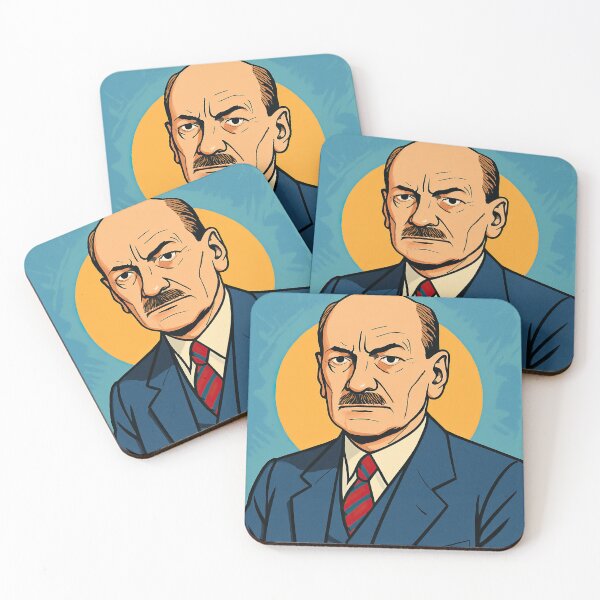 Item preview, Clement Attlee, leader | Comics stylCartoone -  designed and sold by ComicsFactory.
