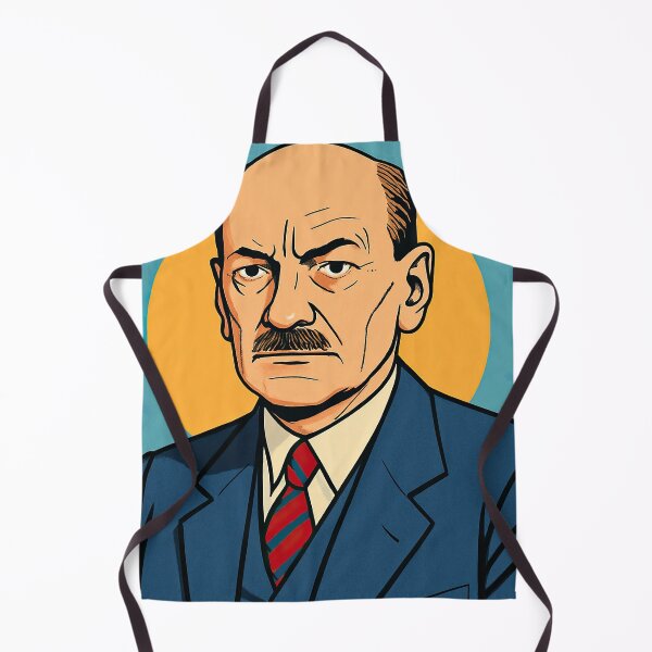 Item preview, Clement Attlee, leader | Comics stylCartoone - designed and sold by ComicsFactory.