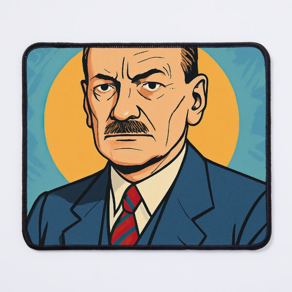 Item preview, Clement Attlee, leader | Comics stylCartoone - designed and sold by ComicsFactory.