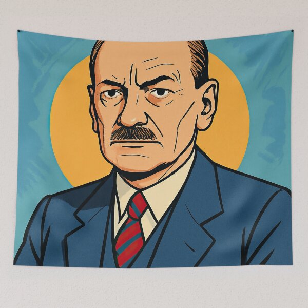 Item preview, Clement Attlee, leader | Comics stylCartoone -  designed and sold by ComicsFactory.