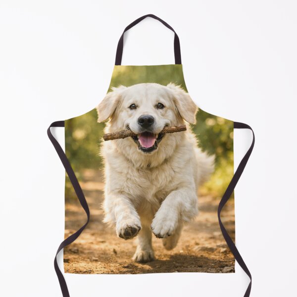 Item preview, Happy Golden Retriever Running with Stick – Joyful Dog Art designed and sold by Darlin8888.
