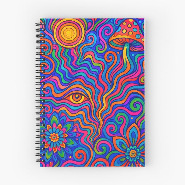Item preview, Psychedelic Rock Pattern – 60s 70s Trippy Vintage Music Art designed and sold by Arte Cartoon From TagTeam Group.
