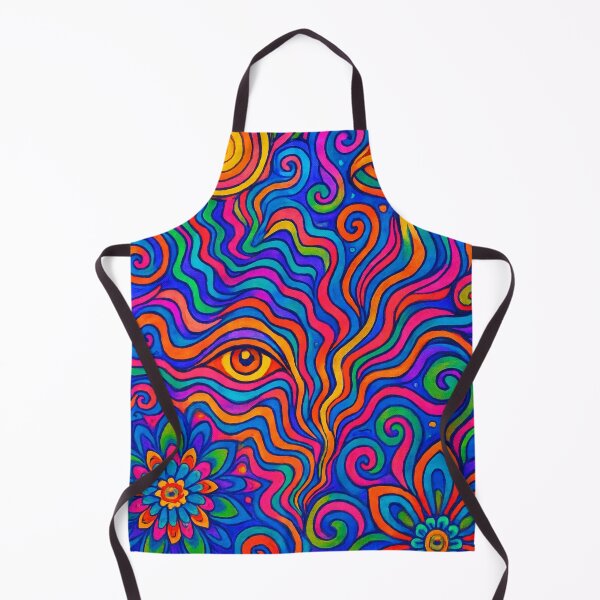 Item preview, Psychedelic Rock Pattern – 60s 70s Trippy Vintage Music Art designed and sold by Arte Cartoon From TagTeam Group.