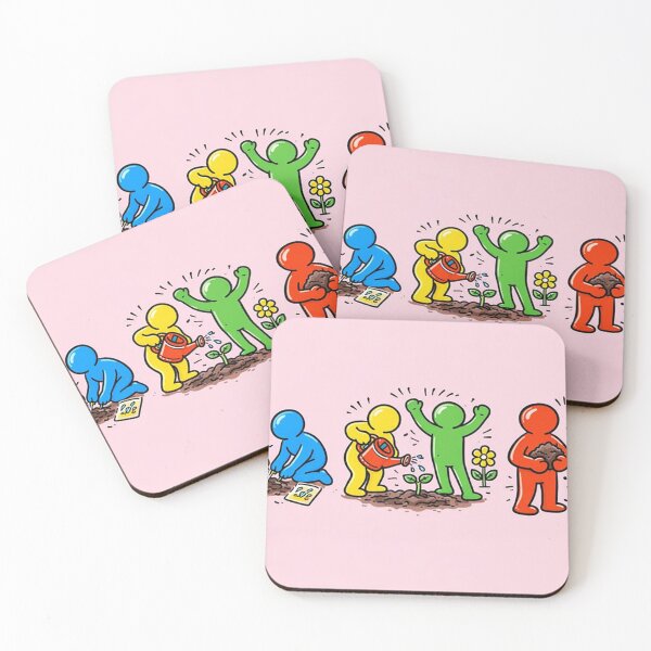 Item preview, Happy people plant a seed pink designed and sold by LuluLeb.