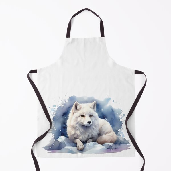 Item preview, Arctic fox in the snow – watercolor full of winter magic designed and sold by Rose Design & Photos.