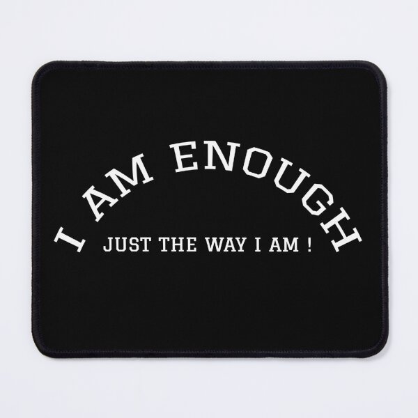 Item preview, Your I Am'ness - Enough - White Text designed and sold by Bespoke-Apparel.