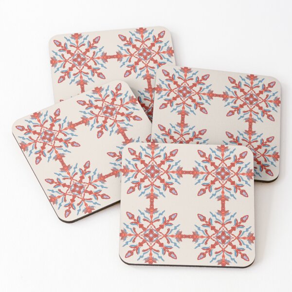 Item preview, Azure Star Ikat Medallion designed and sold by Tinaartth .